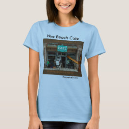 TShirt för damer för Nye strandCafe T Shirt