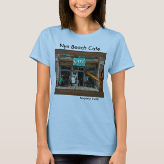 TShirt för damer för Nye strandCafe T Shirt