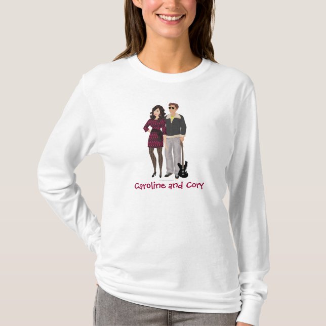 TShirt för DHG-damlångärmad T Shirt (Framsida)
