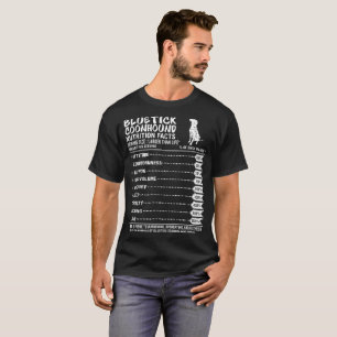 Tshirt för fakta för näring för Bluetick T Shirt