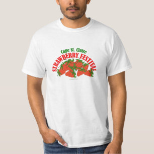 Tshirt för festival för jordgubbe för uddSt. Tee Shirt