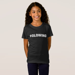 Tshirt för Hashtag glödande glödparty Tee