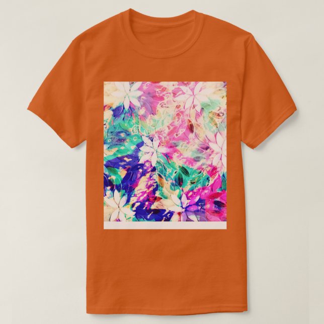 TShirt för hawaiisk Blommigt T Shirt (Design framsida)