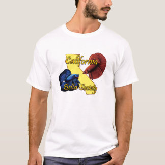 Tshirt för Kalifornien Betta samhällelogotyp Tee Shirt