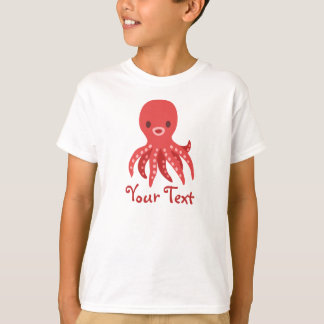 TShirt för Kawaii bläckfiskpersonlig - gullig T-shirt