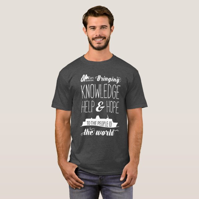 Tshirt för KHH-fraktgrå färg Tee Shirt (Hel framsida)