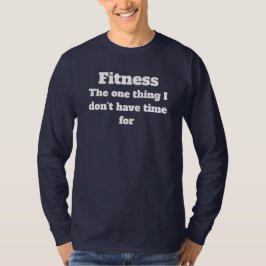 Tshirt för långärmad av Fitness-definition Tee Shirt
