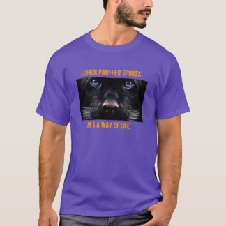 Tshirt för långärmad för Lufkin pantersportar Tee Shirt