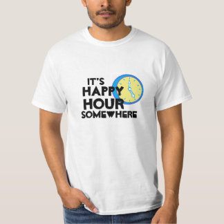 Tshirt för lycklig timme t-shirt
