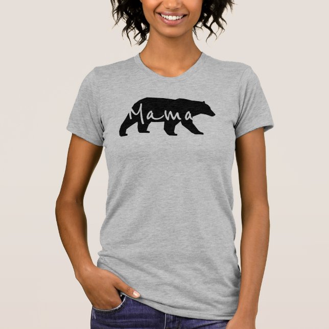 TShirt för mammabjörnmamma Tee (Framsida)