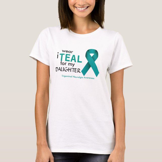 Tshirt för medvetenhet för TrigeminalNeuralgia T-shirt (Framsida)