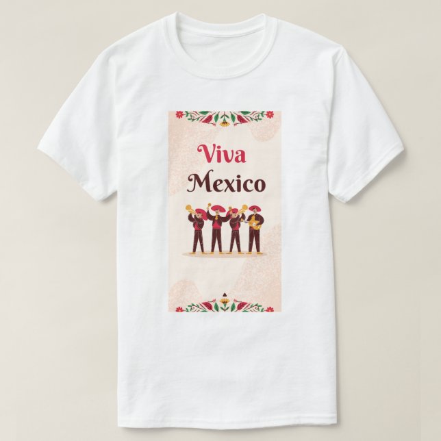 Tshirt for men viva mexico  t shirt (Design framsida)