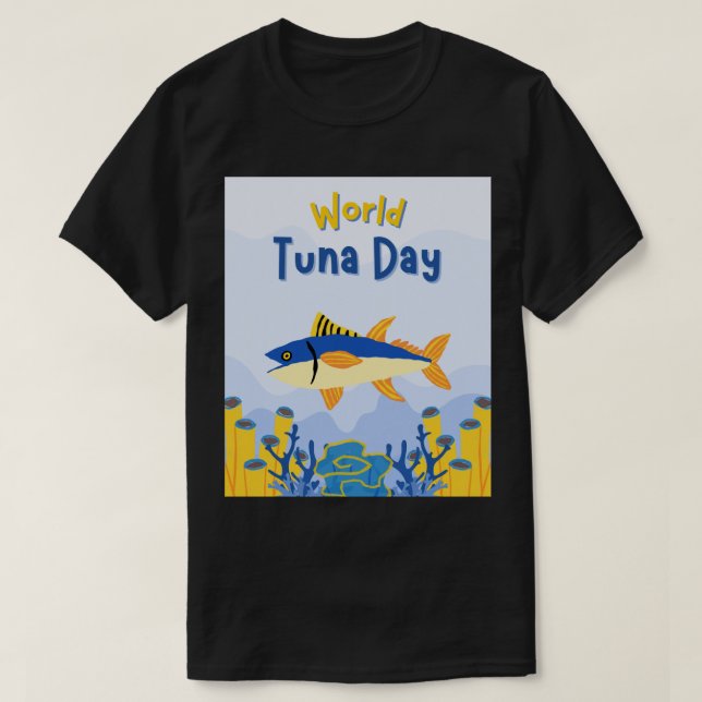 Tshirt for men world tuna day  t shirt (Design framsida)