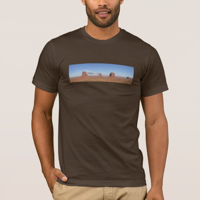 Tshirt för monumentdalpanorama tee shirt (Framsida)