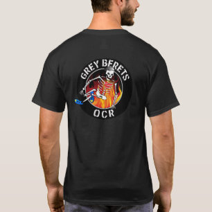 Tshirt för mörk för grå färgbaskervänner tröja