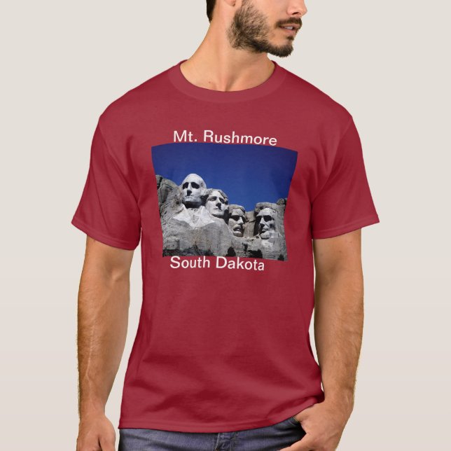 Tshirt för Mt Rushmore SD Tee Shirt (Framsida)