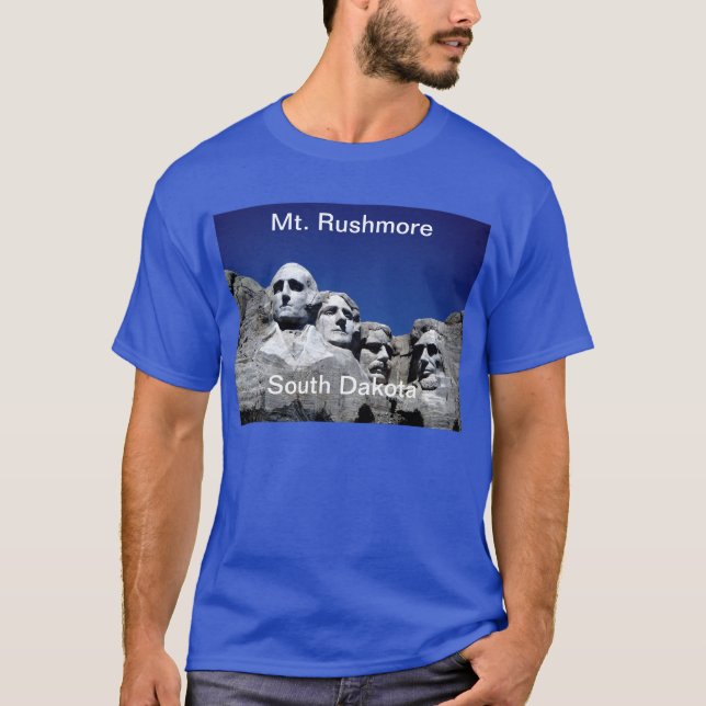 Tshirt för Mt Rushmore SD Tröja (Framsida)