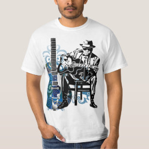 tshirt för musik för deppighetgitarrman t shirt