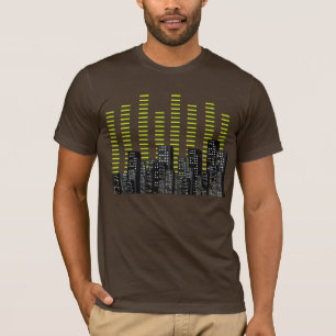 tshirt för musikstadsdiagram t shirt