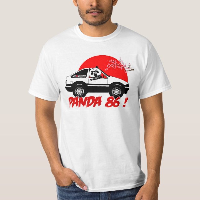 Tshirt för Panda Ae86 Tee Shirt (Framsida)