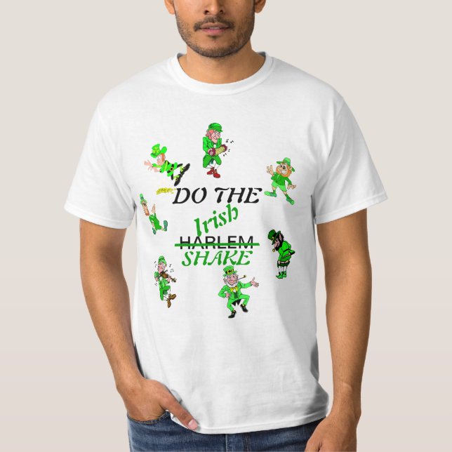 tshirt för patricks för st för irländsk harlem tee (Framsida)