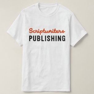 Tshirt för publicera för Scriptwriters svart/rö T Shirt