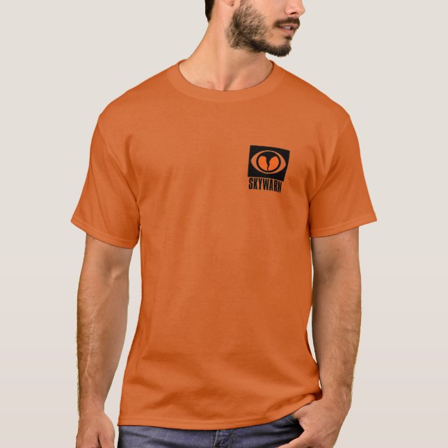 Tshirt för SKYWARN-tornadoeftersläckare T-shirt (Framsida)