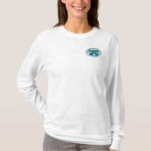 Tshirt för sländagrabblogotyp för kvinnor