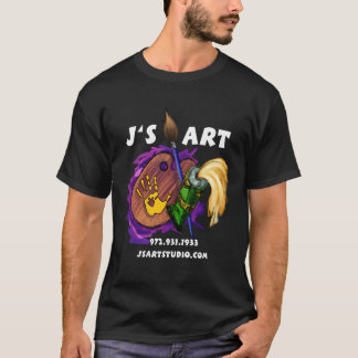 Tshirt för svart för Js konststudio Tröja