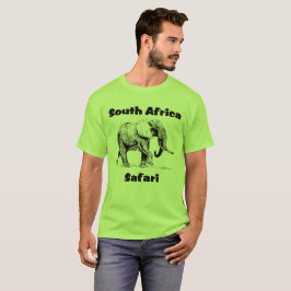 Tshirt för Sydafrika Safarielefant T-shirt