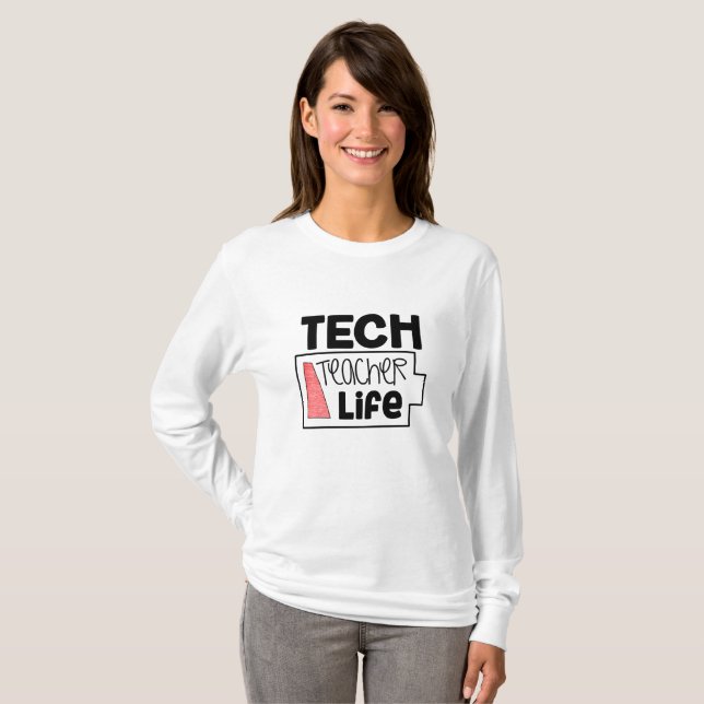 Tshirt för Techlärareliv Tee Shirt (Hel framsida)