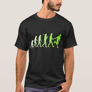 Tshirt för tennis för evolutiontennis humoristisk tee shirt