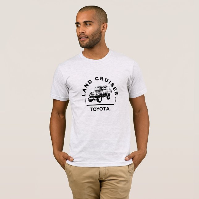 Tshirt för Toyota landkryssare T Shirt (Hel framsida)
