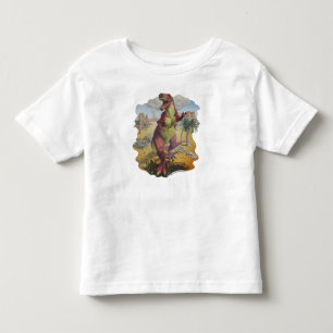 Tshirt för TyrannosaurusDinosaurvit T Shirt