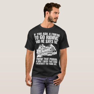 Tshirt för vän för Snowmobile för Brappp Tröja