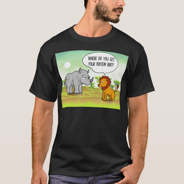 Tshirt för Veganproteinbro T Shirt (Framsida)