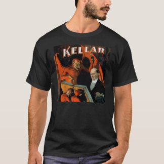 Tshirt för vintagetrollkarlKellar djävulen T-shirt