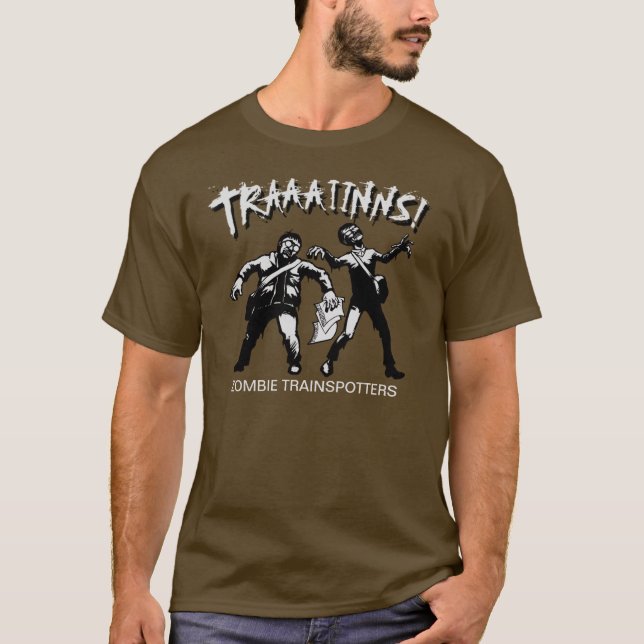 TShirt för ZombieTrainspotters mörk Tröja (Framsida)