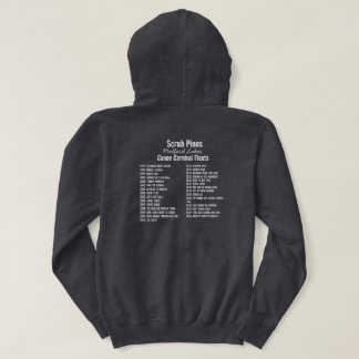 Tshirt /hoodie med lätt skrivning på baksidan för  hoodie