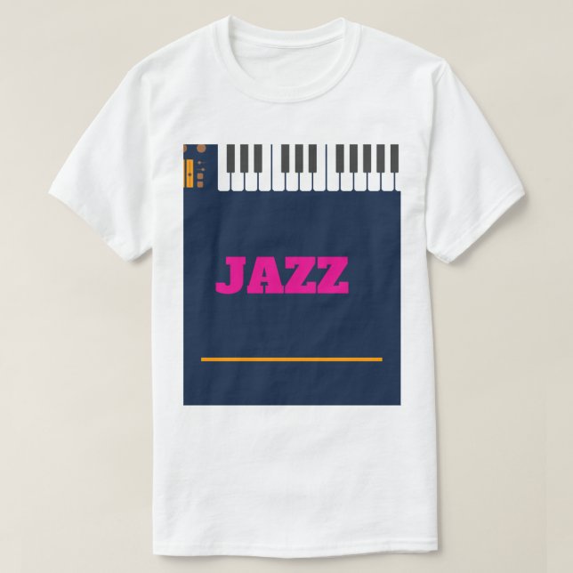 Tshirt jazz t shirt (Design framsida)
