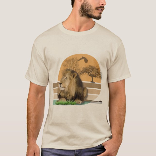 Tshirt lejon t shirt (Framsida)