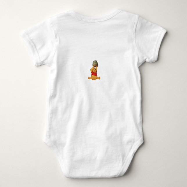 Tshirt lycklig Fars dag baby T Shirt (Baksida)