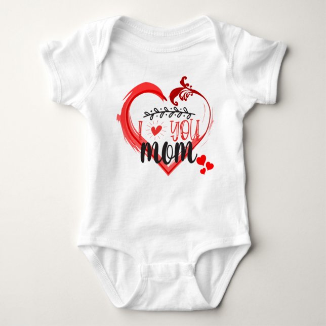 TShirt Madre mi corazon se multiplica T Shirt (Framsida)