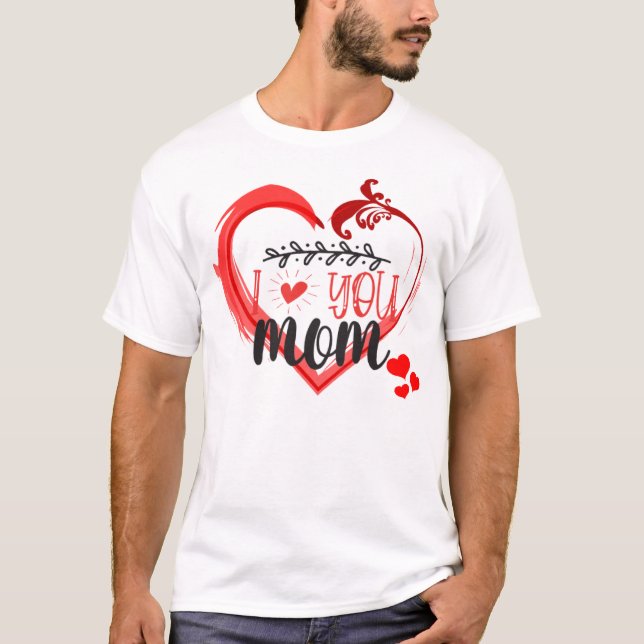 TShirt Madre mi corazon se multiplica T Shirt (Framsida)