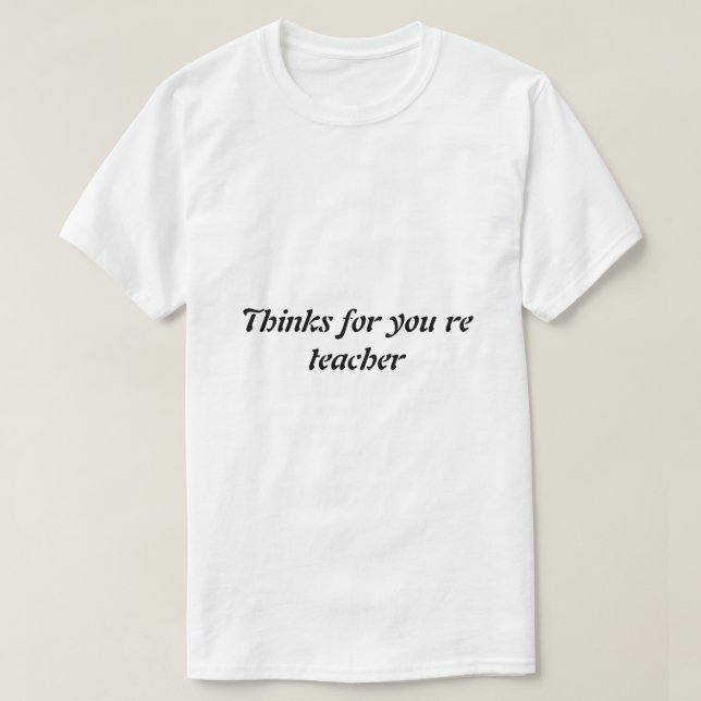 Tshirt manar för lärare t shirt (Design framsida)