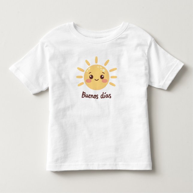 Tshirt niños con sol sonriente  t shirt (Framsida)