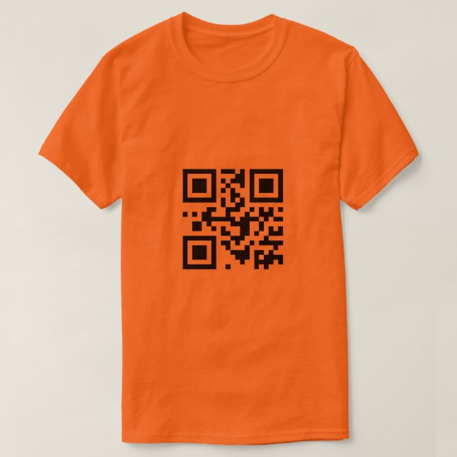 Tshirt- QR-kod Speciell T Shirt (Design framsida)