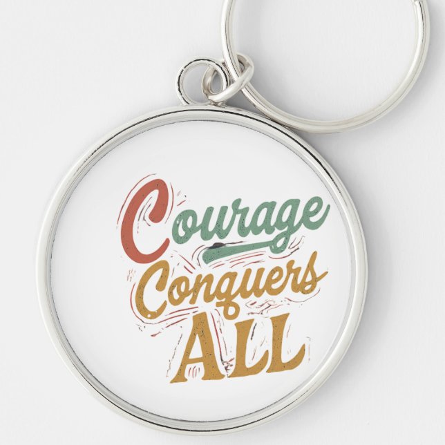 Tshirt Rund Silverfärgad Nyckelring (Framsidan)