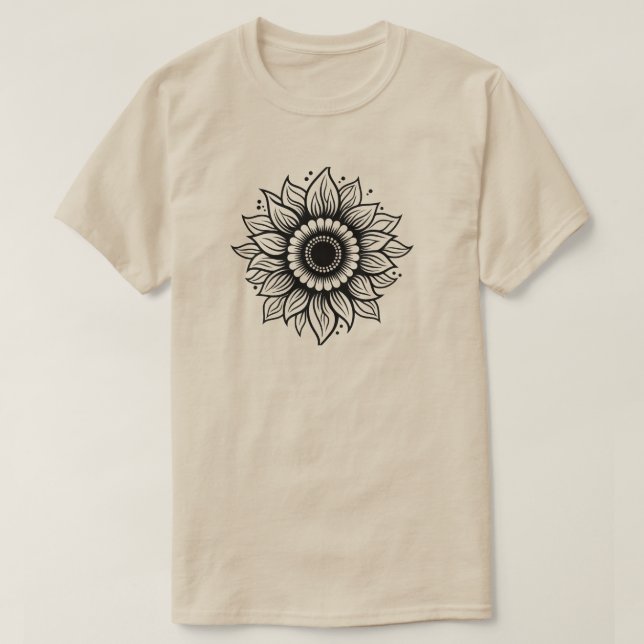 Tshirt Solros Shirts T Shirt (Design framsida)