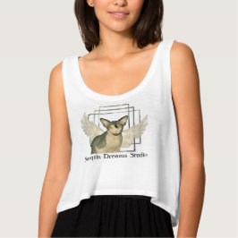 TShirt | Sphynx Cat Ninja i Angel Vingar Tee Shirt